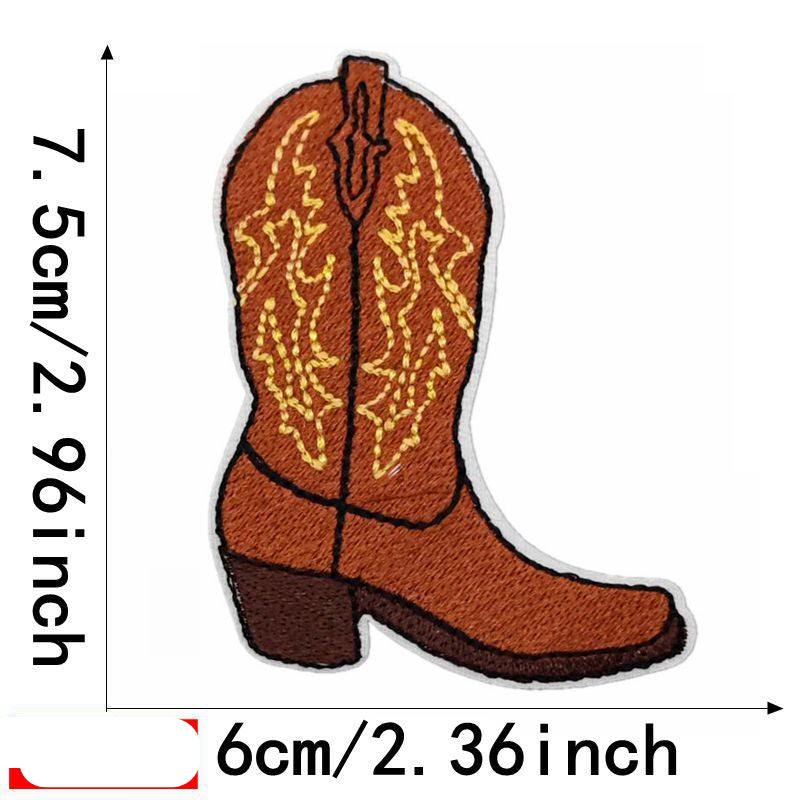 Wholesale Western Cowboy embroidery clothing patch